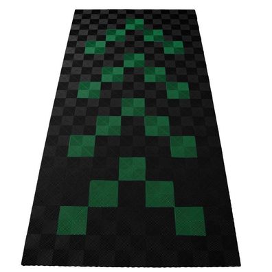 Ramroxx Performance Bodenfliesen Garagenboden Floor 2,8mx5,6m Schwarz Grün Set1