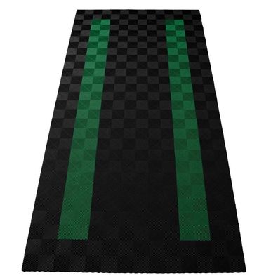 Ramroxx Performance Bodenfliesen Garagenboden Floor 2,8mx5,6m Schwarz Grün Set4