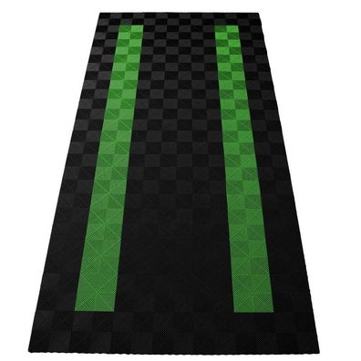 Ramroxx Performance Bodenfliesen Garagenboden Floor 2,8mx5,6m Schwarz Hellgrün 4