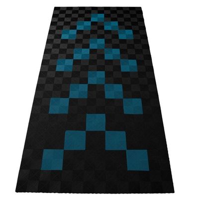 Ramroxx Performance Bodenfliesen Garagenboden Floor 2,8mx5,6m Schwarz Hellblau 1