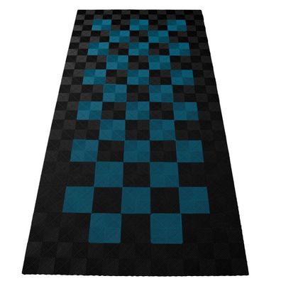 Ramroxx Performance Bodenfliesen Garagenboden Floor 2,8mx5,6m Schwarz Hellblau 2