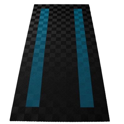 Ramroxx Performance Bodenfliesen Garagenboden Floor 2,8mx5,6m Schwarz Hellblau 4