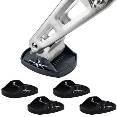 Unterlagen Stützplatten für Ausdrehstützen Wohnwagen Caravan Anhänger 4 Stück