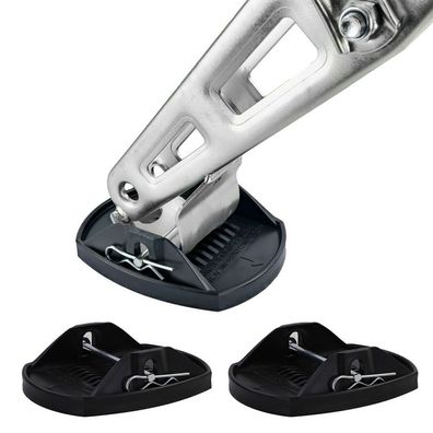 Unterlagen Stützplatten für Ausdrehstützen Wohnwagen Caravan Anhänger 2 Stück