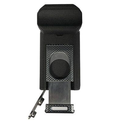 Passatore Zigarrenfeuerzeug 4er Jet schwarz/grau Carbon mit Cutter + Bohrer