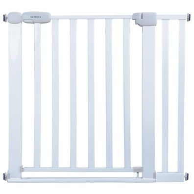 Absperrgitter Treppenschutzgitter weiß für 89-99cm Durchgang 77cm Hoch