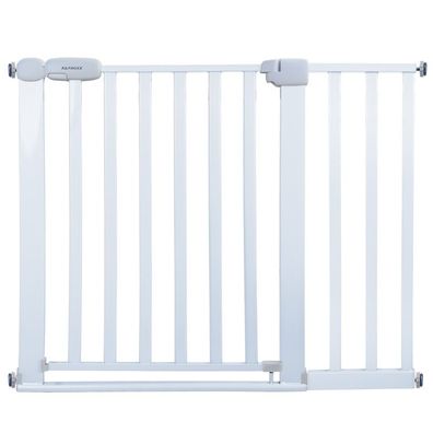Absperrgitter Treppenschutzgitter weiß für 103-113cm Durchgang 77cm Hoch
