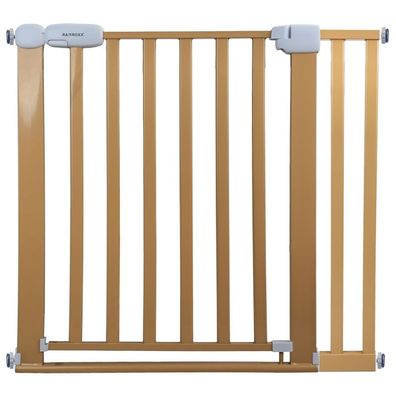 Absperrgitter Treppenschutzgitter beige für 89-99cm Durchgang 77cm Hoch