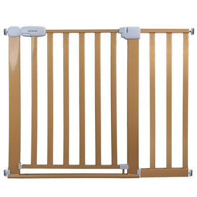 Absperrgitter Treppenschutzgitter beige für 103-113cm Durchgang 77cm Hoch