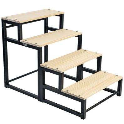 Hundetreppe Hundeleiter 4 Stufen bis 43cm hoch
