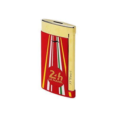 ST Dupont Slim 7 Jet Feuerzeug, 24h Le Mans, Red & Gold, unbefüllt