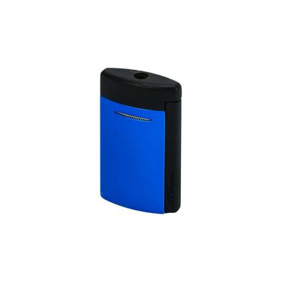 ST Dupont Minijet 3 Fluo Jet Feuerzeug, Schwarz / Blau unbefüllt