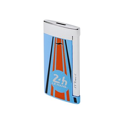 ST Dupont Slim 7 Jet Feuerzeug, 24h Le Mans, Orange & Chrome, unbefüllt