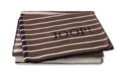 JOOP! Divided Plaid / Decke Karamell 150 x 200cm