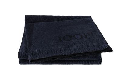 JOOP! DECOR Plaid / Decke Marine 150 x 200cm
