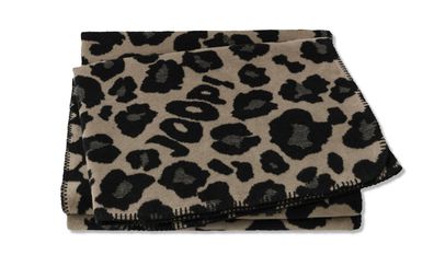 JOOP! LEO Plaid / Decke Taupe 150 x 200cm