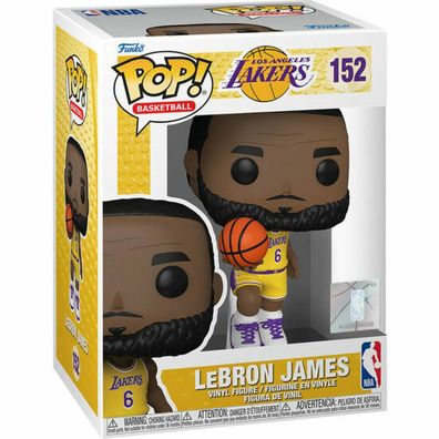 NBA POP! Sports Vinyl Figur LeBron James (Lakers) 9 cm
