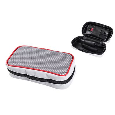 Angelo Pfeifentaschen 2er Grau / Rot