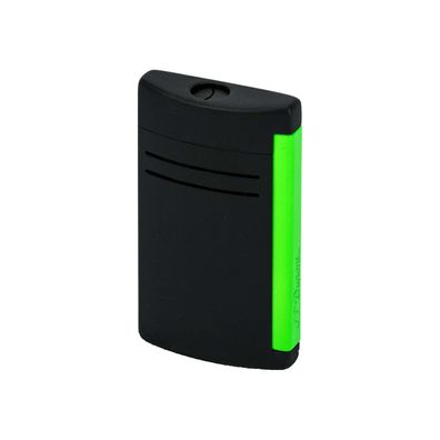 ST Dupont Maxijet Fluo Jet Feuerzeug, Schwarz / Grün, unbefüllt