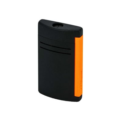 ST Dupont Maxijet Fluo Jet Feuerzeug, Schwarz / Orange, unbefüllt
