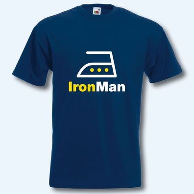 T-Shirt, Fun-Shirt, Iron Man, 19 Farben, S-XXXL