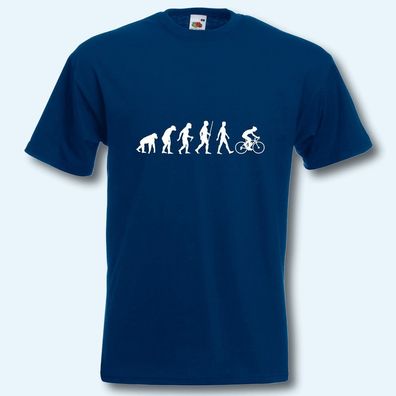 T-Shirt, Fun-Shirt, Evolution Rennrad, Bike, S-XXXL