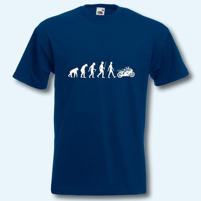 T-Shirt, Fun-Shirt, Evolution Motorrad, S-XXXL
