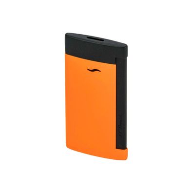 ST Dupont Slim 7 Jet Feuerzeug, Fluo orange / black, unbefüllt