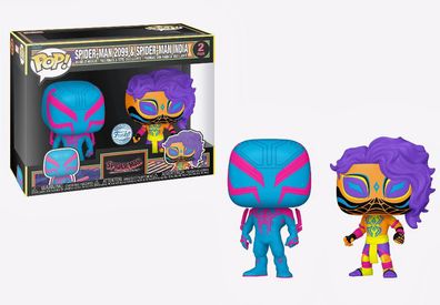 Funko Pop! Spider-Man 2009 & Spider-Man India - Bobble-Head - Vinyl