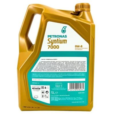 Petronas Syntium 7000 0W-8 5 Liter