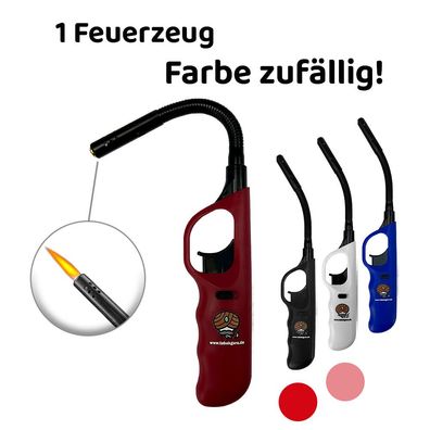 Tabakguru Stabfeuerzeug Flex Turbo, 1 Stück - Farbe zufällig