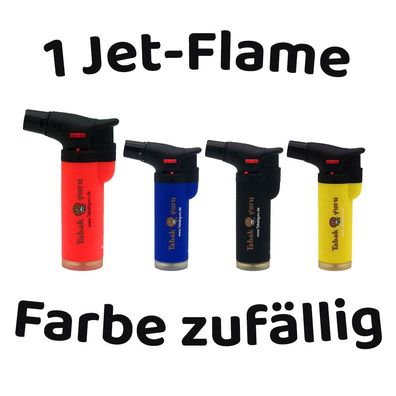 Tabakguru Tischfeuerzeug Torch Lighter, Blaue Jet-Flamme, Farbe zufällig