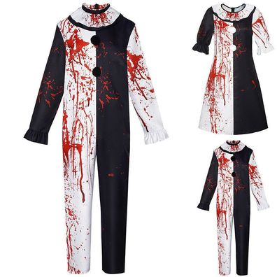 Terrifier Bloodstain Art The Clown Herren Damen Karneval Fasching Cosplay Kostum