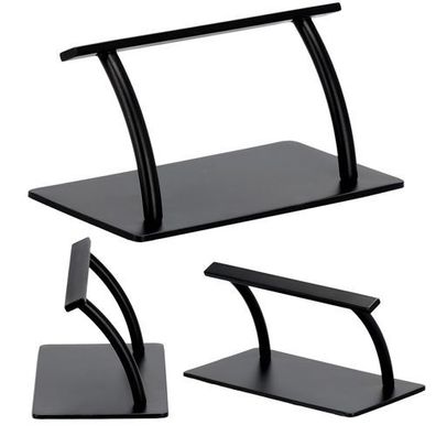 Friseurstuhl rutschfeste Basis schwarz Flat Superior XL