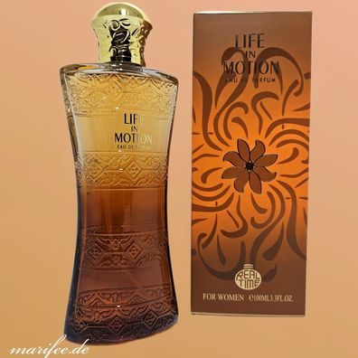 Eau de Parfum, Live in Motion for Women, 100 ml, Flacon Art.-Nr. 43187