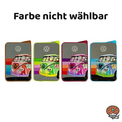 Elektronik Feuerzeug mit neon VW Bulli Softflame, Farbe nicht wählbar