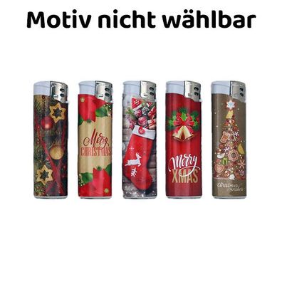 Wild Fire Elektro Feuerzeug mit Softflame, Cozy Christmas, Design zufällig