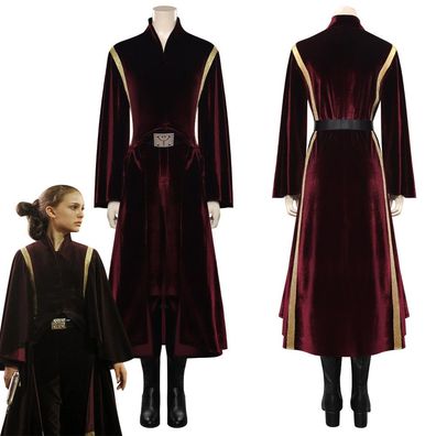 Star Wars Padme Amidala Cosplay Kostum Kostume Halloween Karneval Party Anzug