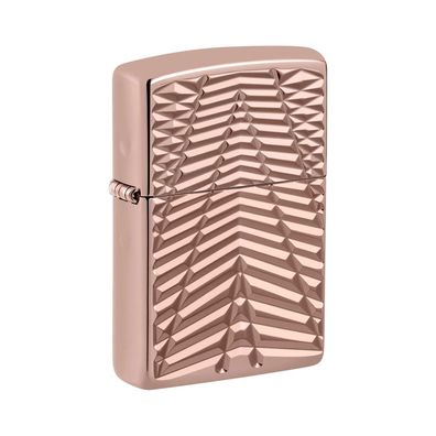 Zippo Benzin-Feuerzeug Rose Gold "Plattern" 60006897, unbefüllt