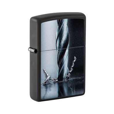 Zippo Benzin-Feuerzeug 3D Druck Metal Drill 60007050, unbefüllt