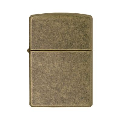 Zippo Benzin-Feuerzeug antik Messing 60001567, unbefüllt