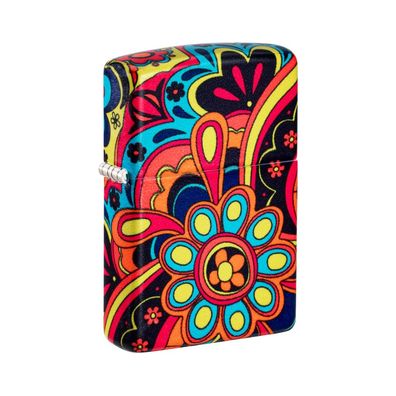 Zippo Benzin-Feuerzeug Color 540 Flower Power 60007172, unbefüllt