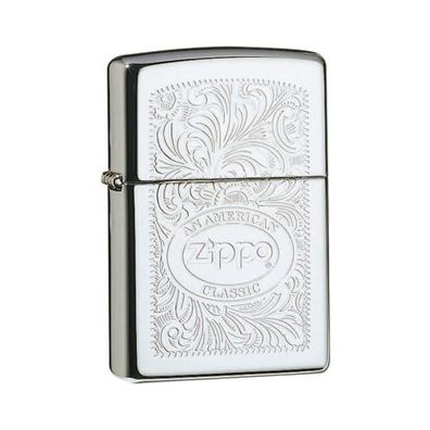 Zippo Benzin-Feuerzeug Chrom American Classic 60001484, unbefüllt