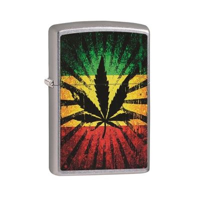Zippo Benzin-Feuerzeug Rastafari 60003901, unbefüllt