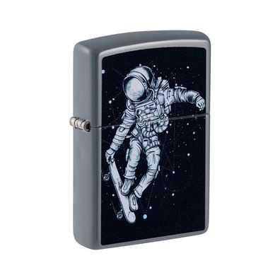 Zippo Benzin-Feuerzeug gray Skatebording Astronaut 60006762, unbefüllt