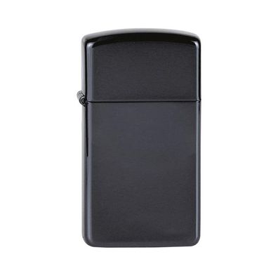 Zippo Benzin-Feuerzeug Slim Ebony, 60001260 unbefüllt