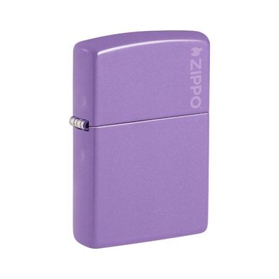 Zippo Benzin-Feuerzeug Smoky Lavender mit Zippo Logo 60007432, unbefüllt