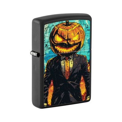 Zippo Benzin-Feuerzeug schwarz Mister Pumpkin 60007383, unbefüllt