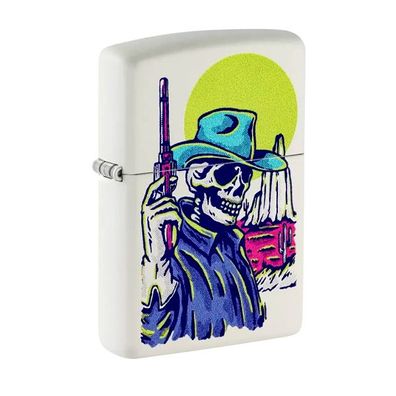 Zippo Benzin-Feuerzeug Cowboy Skull Design, unbefüllt