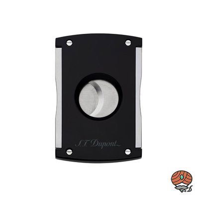 ST Dupont Zigarrencutter Maxijet, Doppelklinge 21mm Schnitt, Black